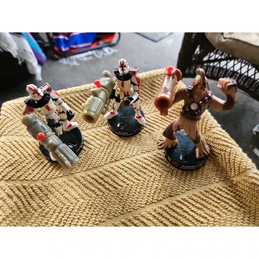 9 Star Wars Battle‎ Packs Unleashed Clone Troopers Wookie Lot & Heroclix